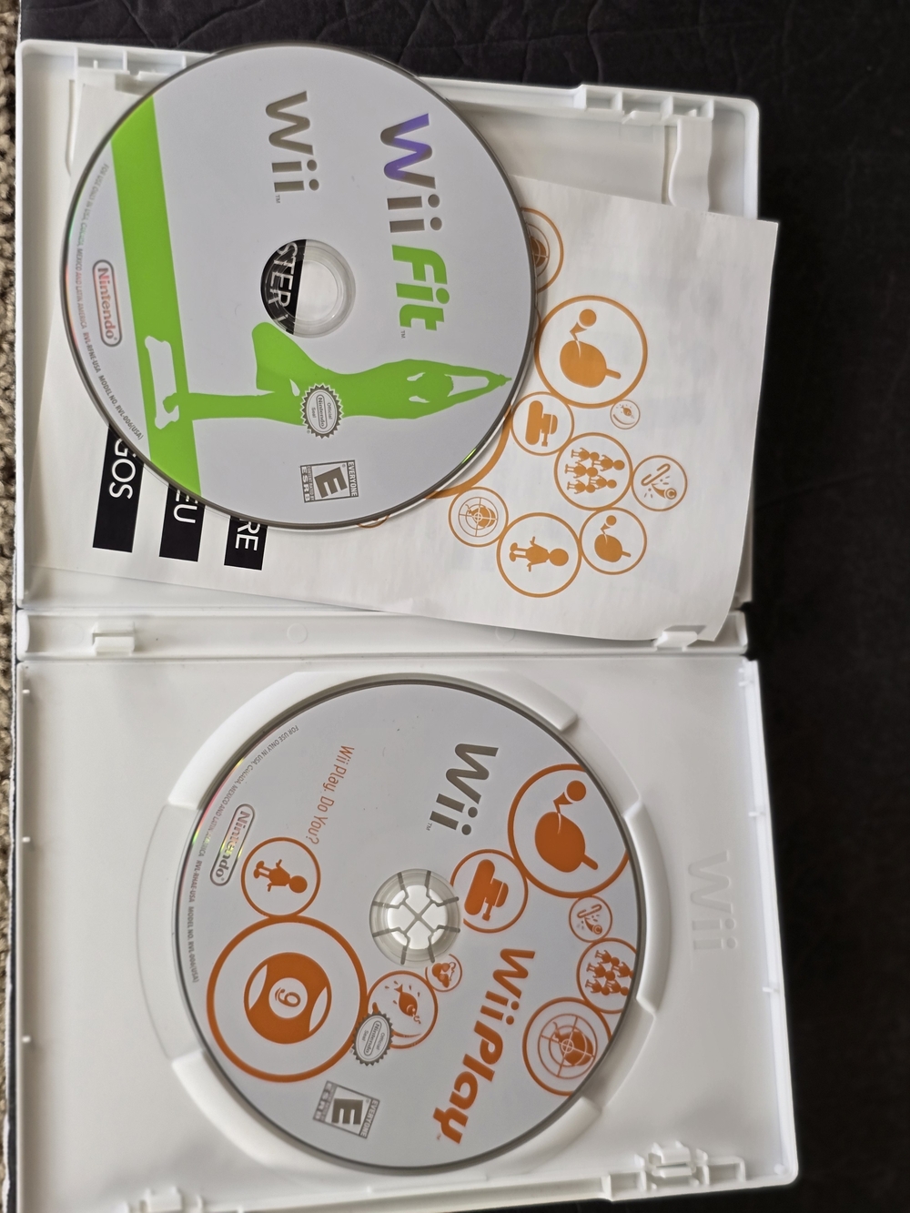 Nintendo Wii Game Lot – Wii Play & Wii Fit